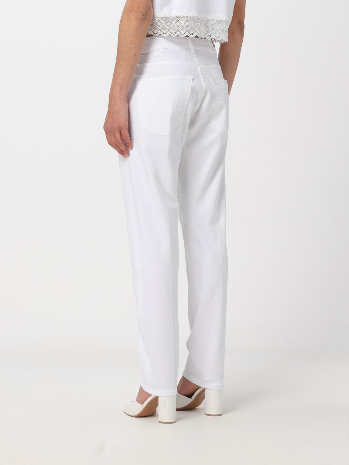 DONDUP PANTALONE: Pantalone donna Dondup, Bianco - Img 2