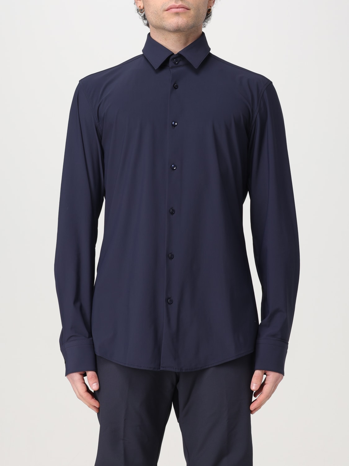 BOSS CAMISA: Camisa hombre Boss, Azul Oscuro - Img 1