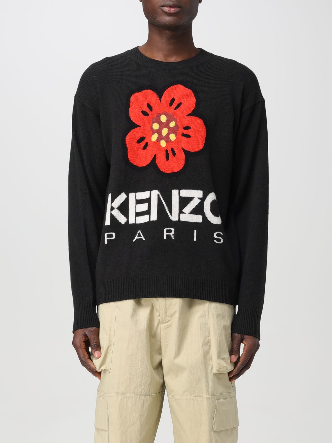 KENZO：セーター メンズ - ブラック | GIGLIO.COMオンラインのKenzo セーター FD55SW4464ME