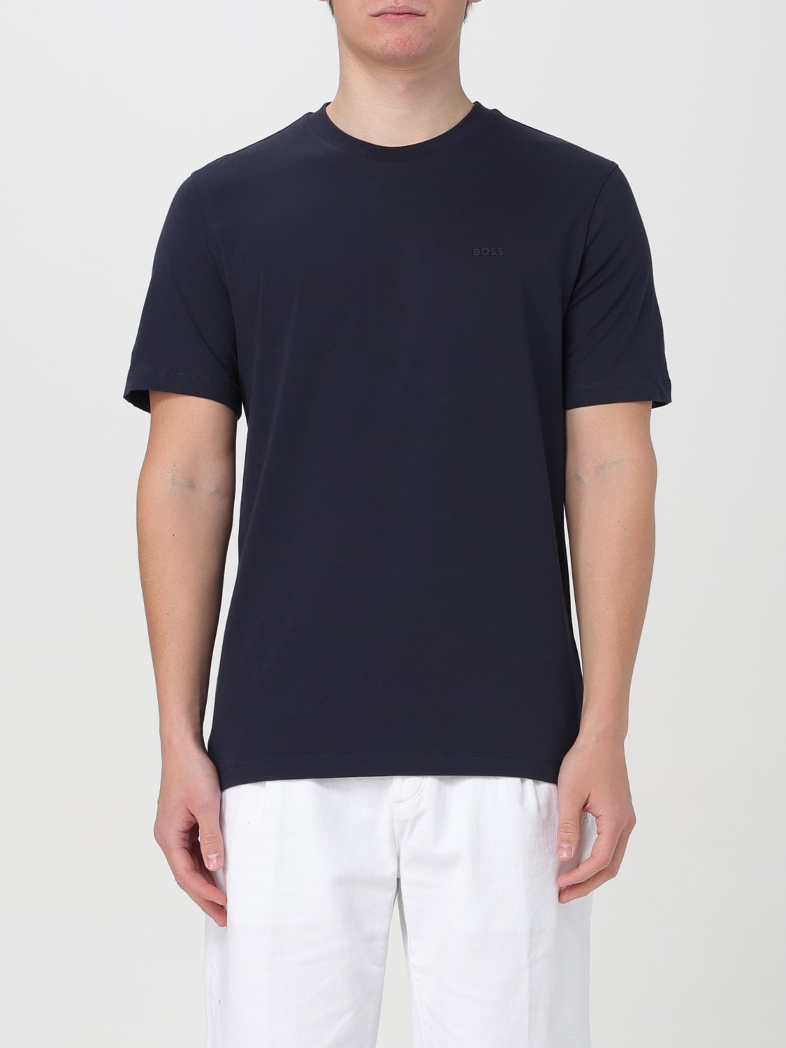 BOSS T-SHIRT: T-shirt men Boss, Blue 1 - Img 1