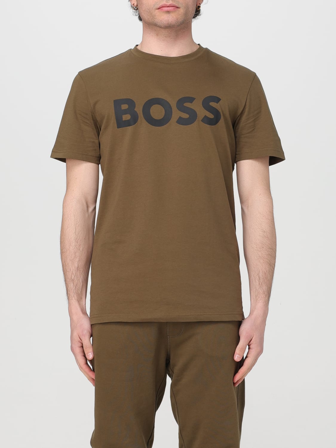 BOSS T-SHIRT: T-shirt men Boss, Green - Img 1