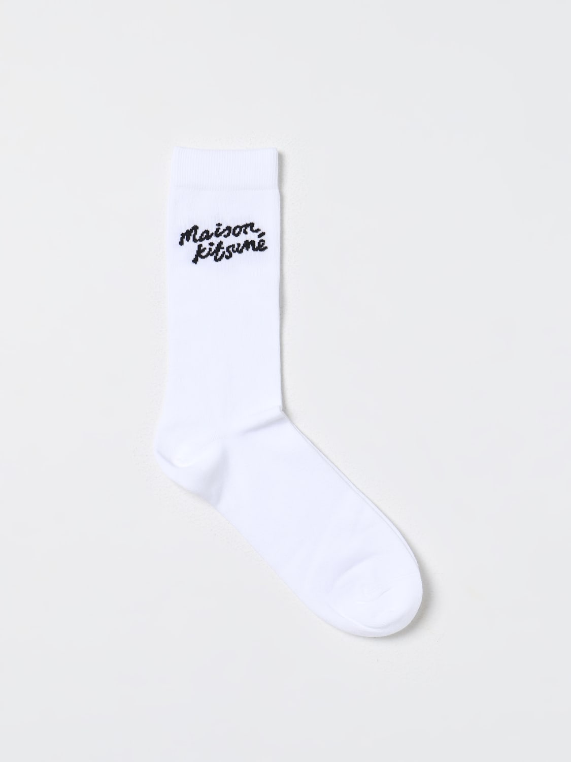 MAISON KITSUNÉ SOCKEN: Unterwäsche herren Maison KitsunÉ, Weiß - Img 1