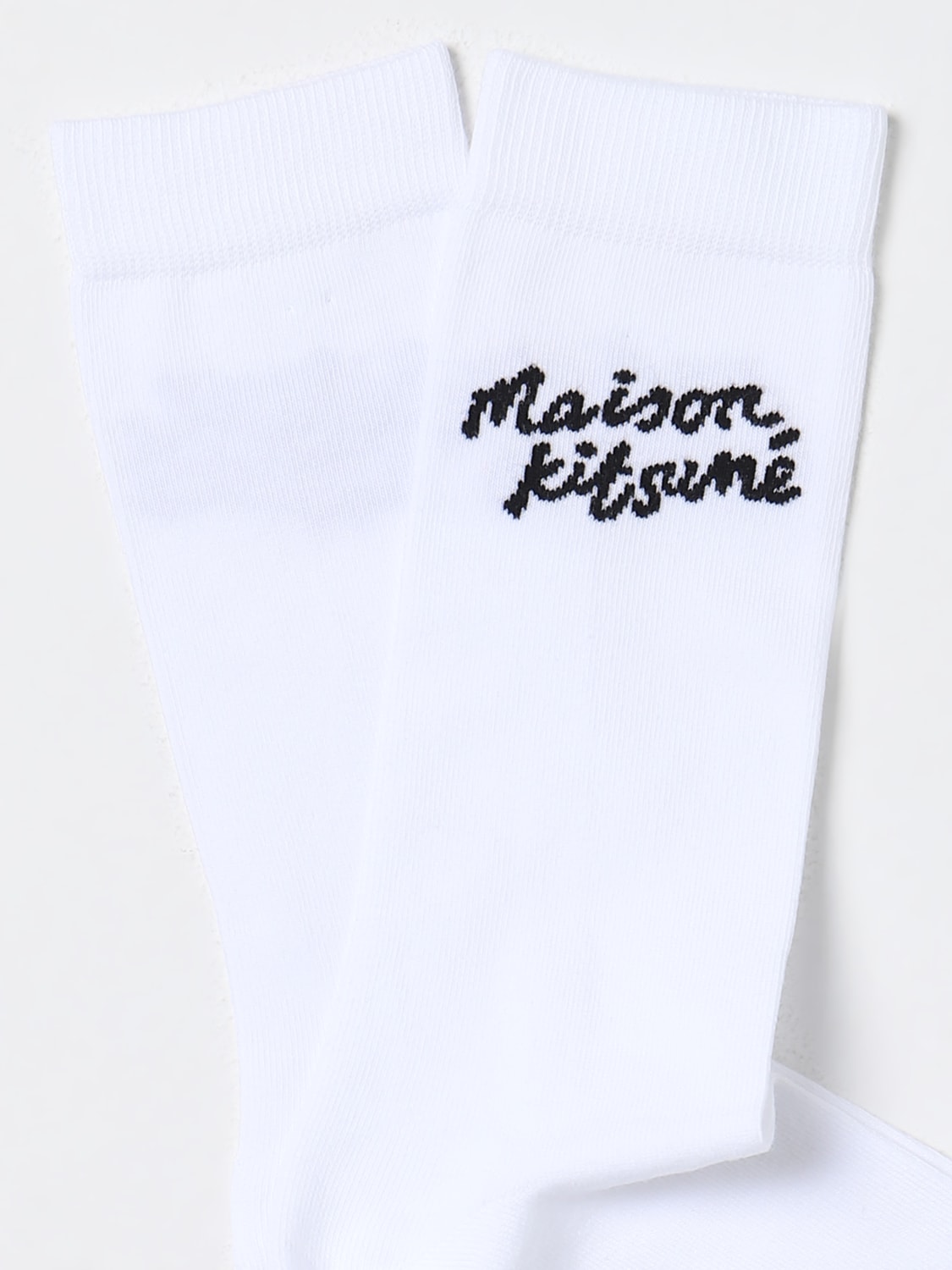 MAISON KITSUNÉ SOCKEN: Unterwäsche herren Maison KitsunÉ, Weiß - Img 2