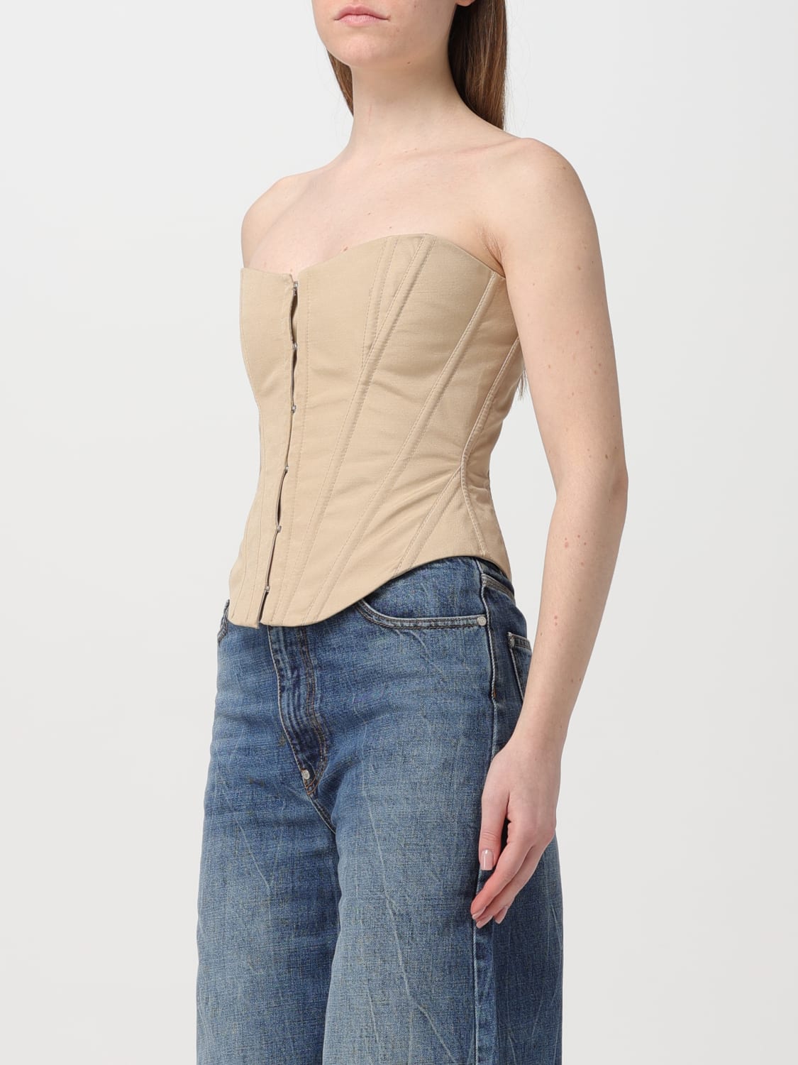 STELLA MCCARTNEY TOP: Top damen Stella McCartney, Beige - Img 4