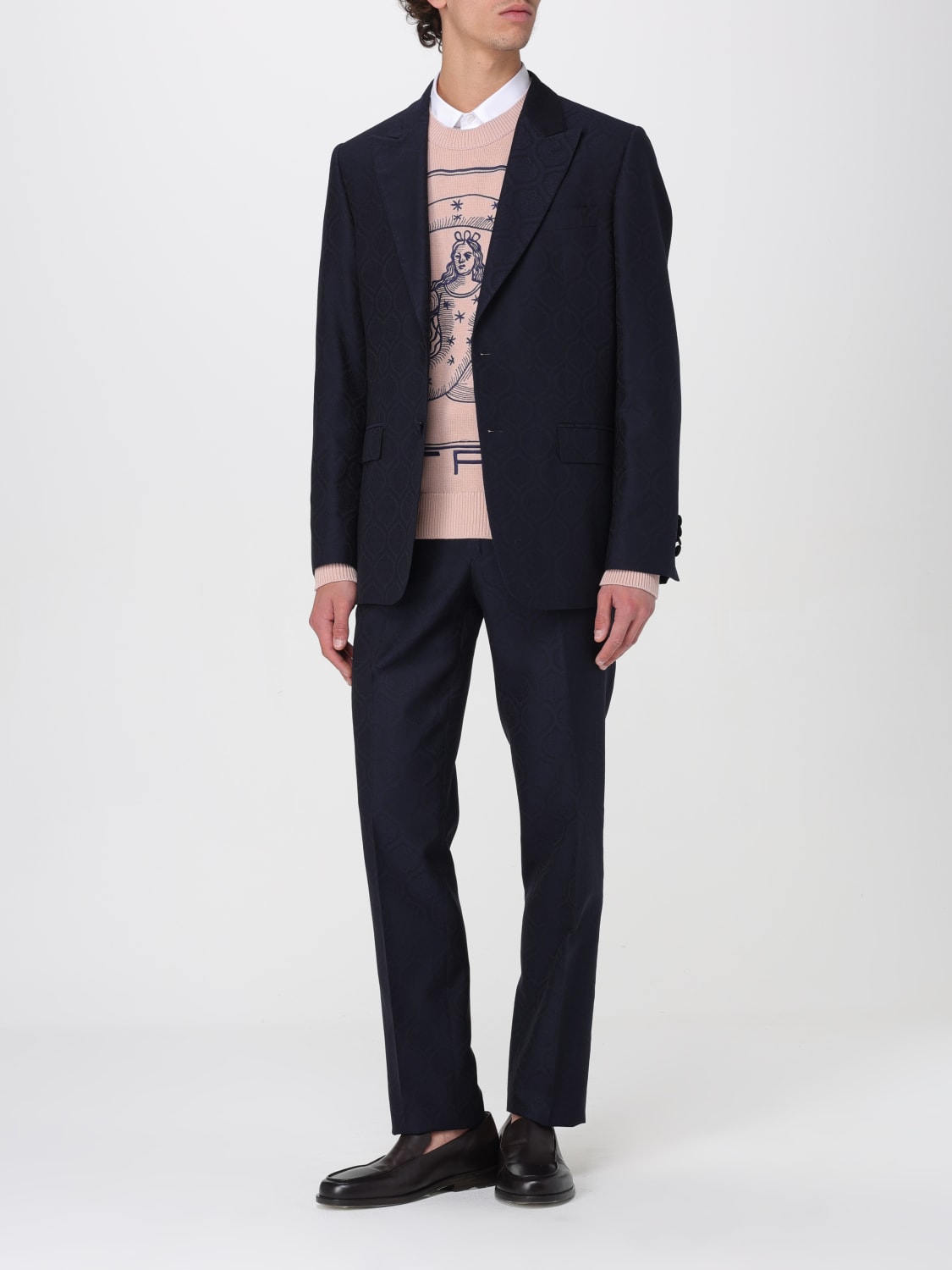 ETRO SWEATER: Etro men's sweater, Pink - Img 2