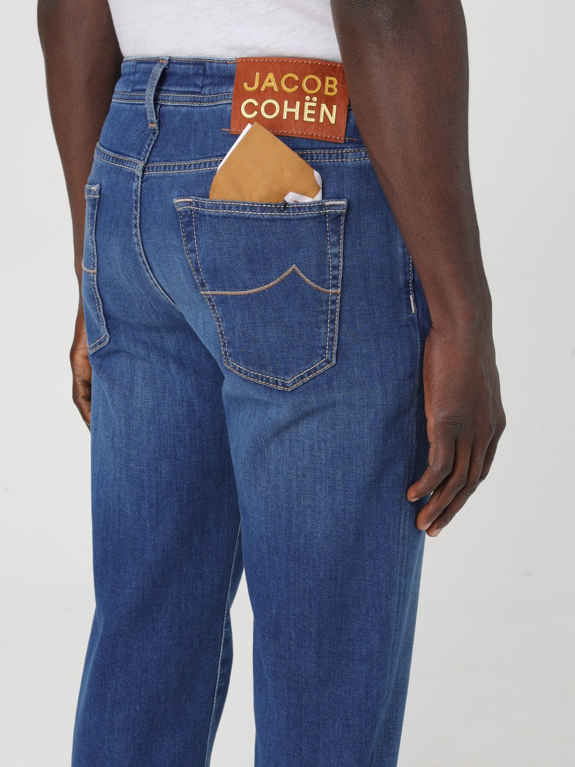 JACOB COHEN JEANS: Jeans homme Jacob Cohen, Denim - Img 3