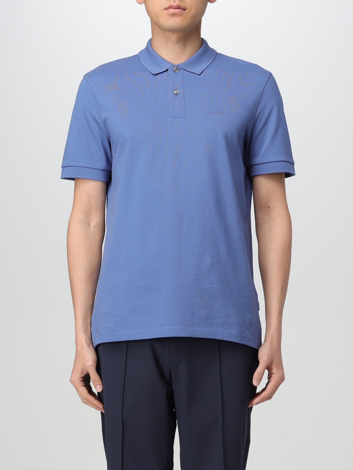 BOSS POLO SHIRT: Polo shirt men Boss, Blue - Img 1