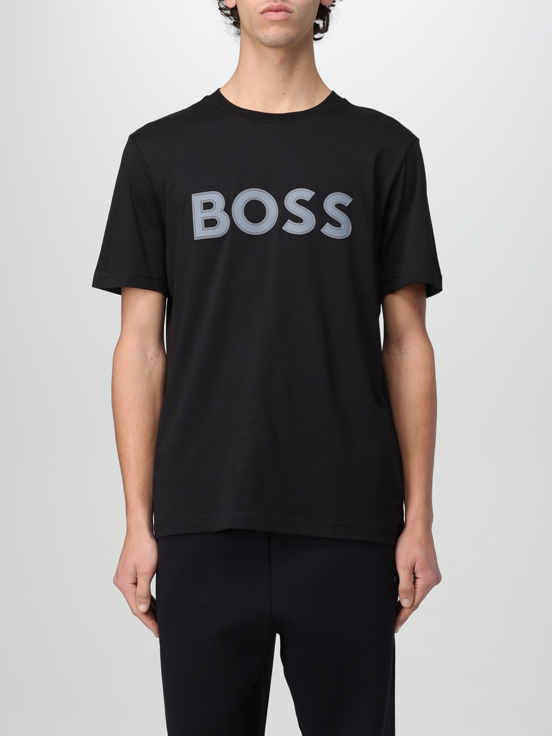 BOSS T-SHIRT: T-shirt men Boss, Black - Img 1