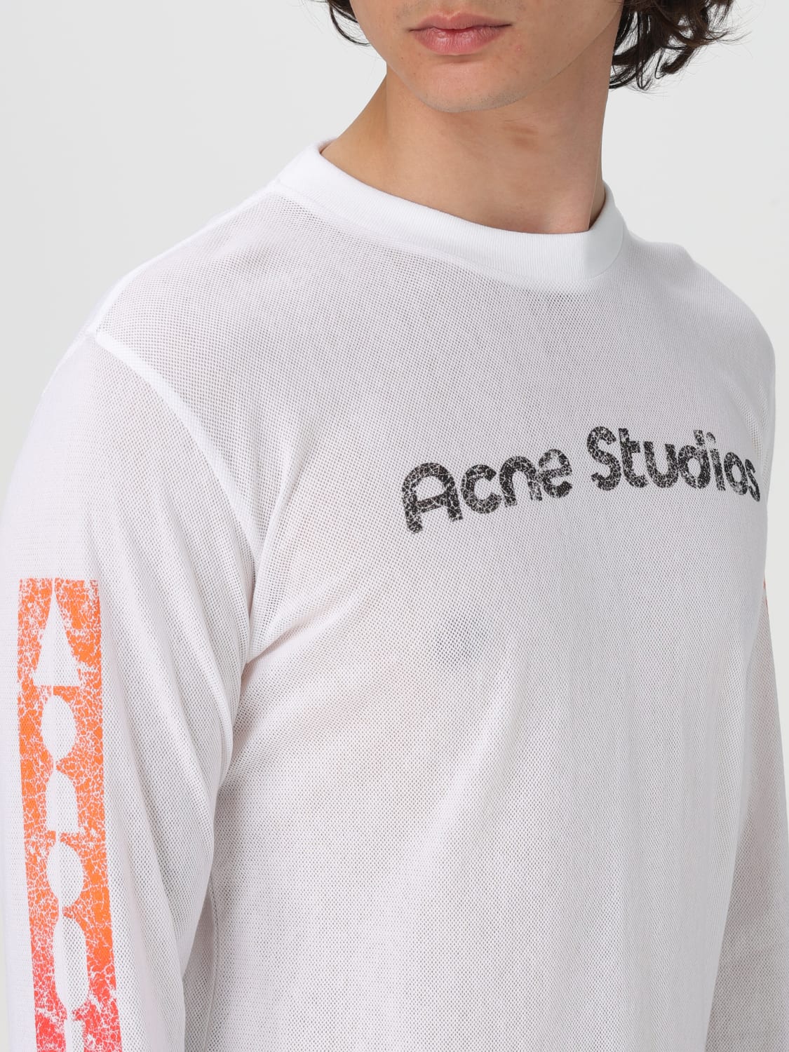 Acne Studios Tシャツ Acne Studios - ロゴTシャツ - リラックスフィット - バブルピンク