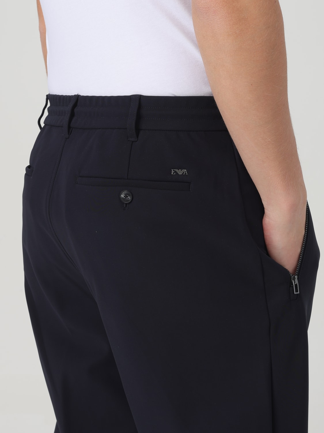 Emporio Armani Outlet: Pants men - Navy | Emporio Armani pants ...