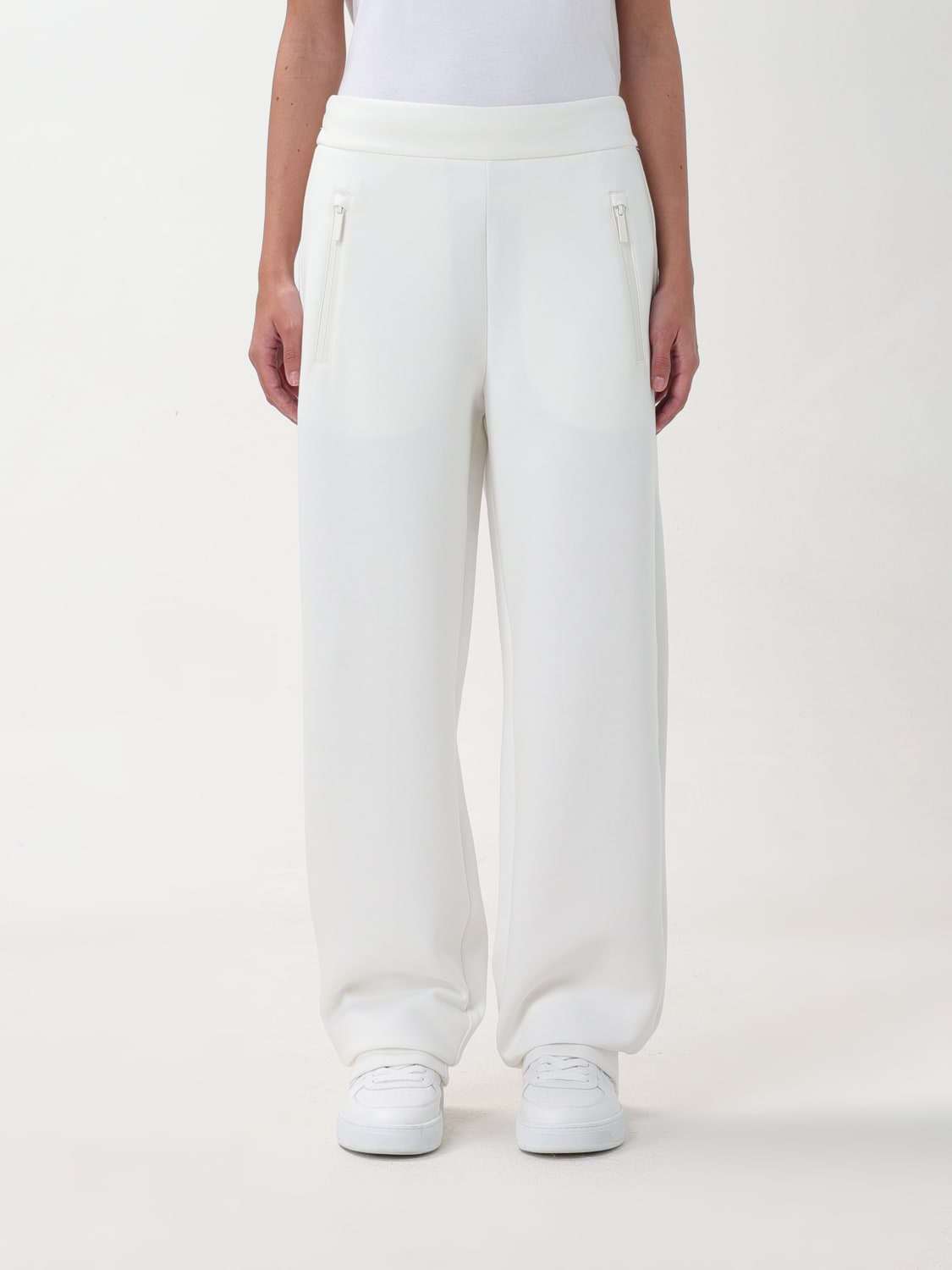 パンツ EMPORIO ARMANI Woman Pants White 3D2P6E1JHSZ 0101 Emporio Armani Outlet: Pants woman - White | Emporio Armani