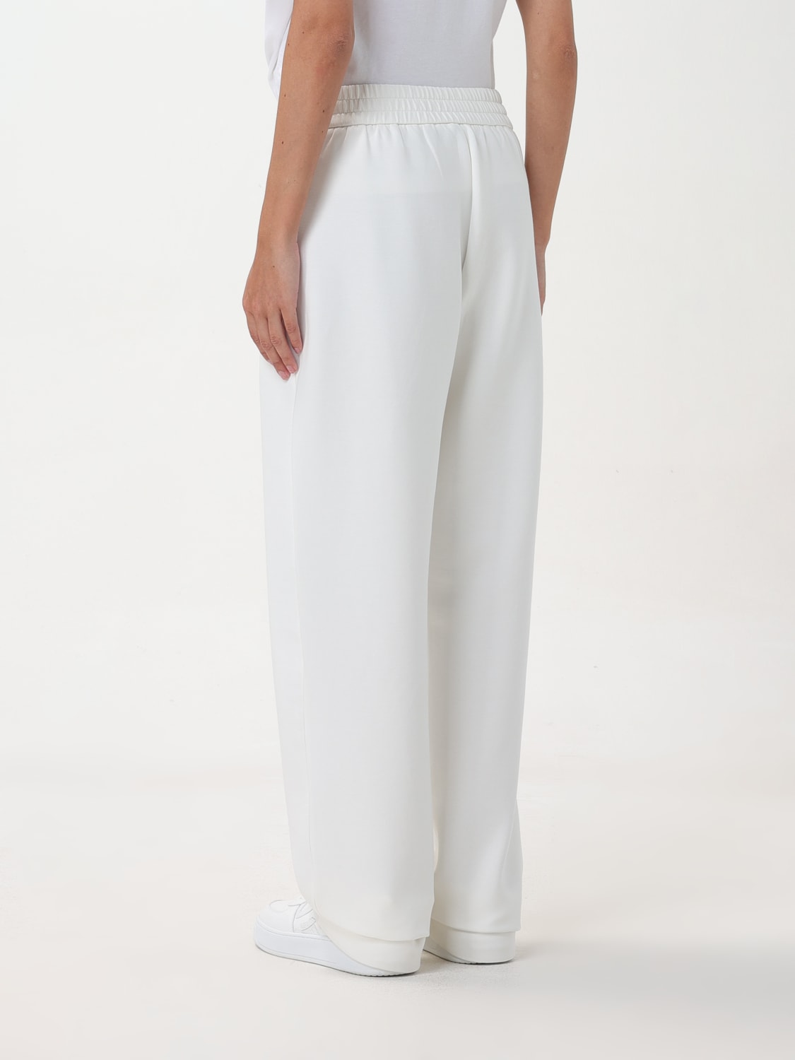 パンツ EMPORIO ARMANI Woman Pants White EW001591TE10419 U0006 Emporio Armani Outlet: Pants woman - White | Emporio Armani
