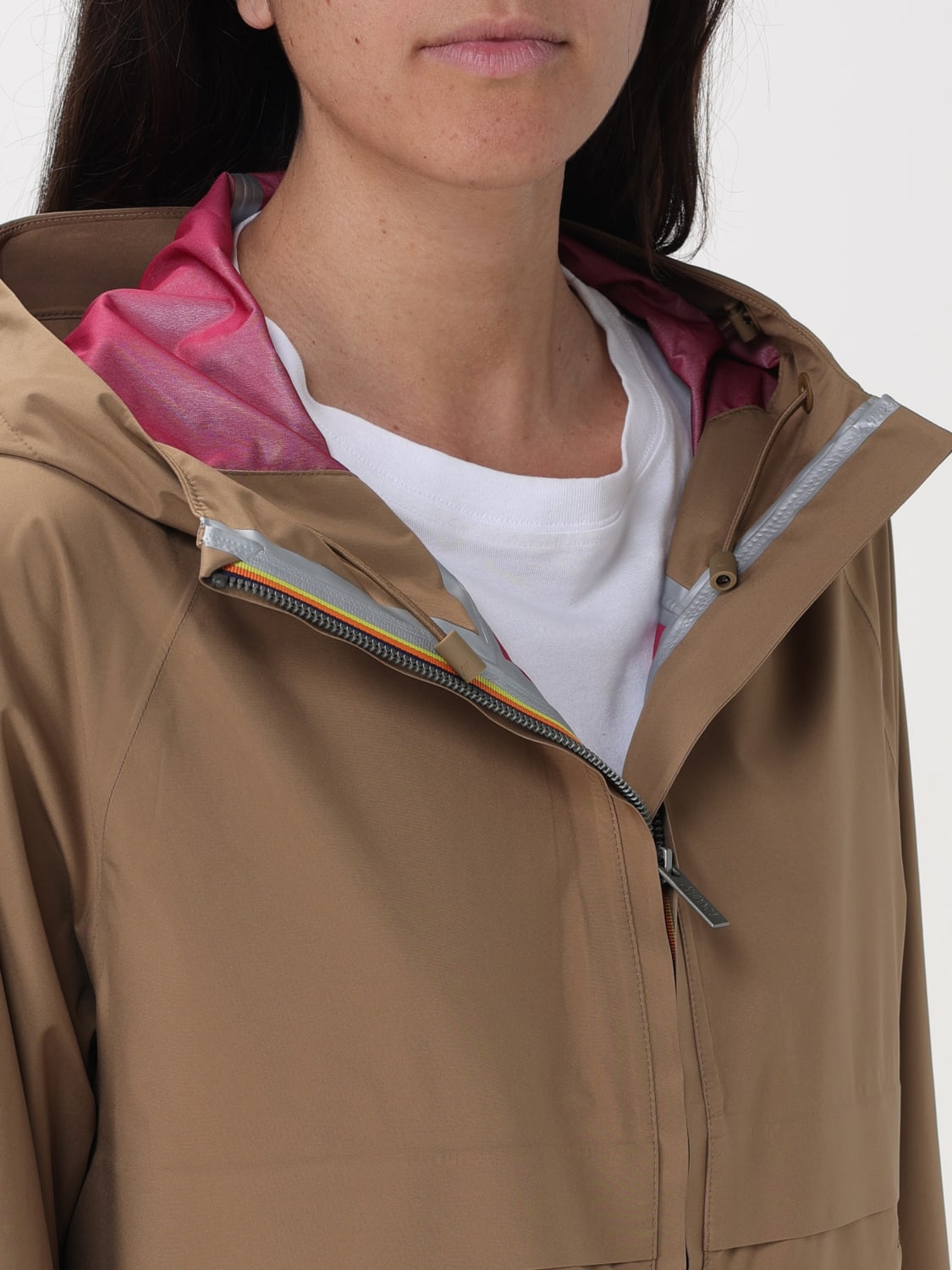 K-WAY VESTE: Manteau femme K-way, Marron - Img 4