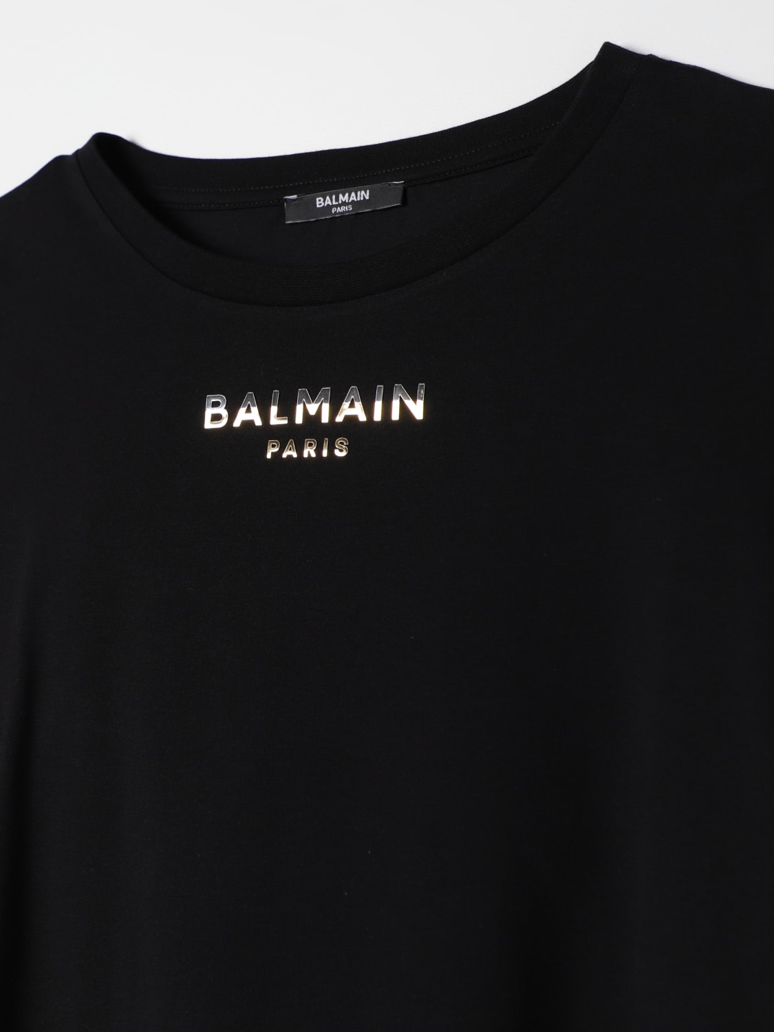 BALMAIN T-SHIRT: T-shirt enfant Balmain Kids, Noir - Img 3