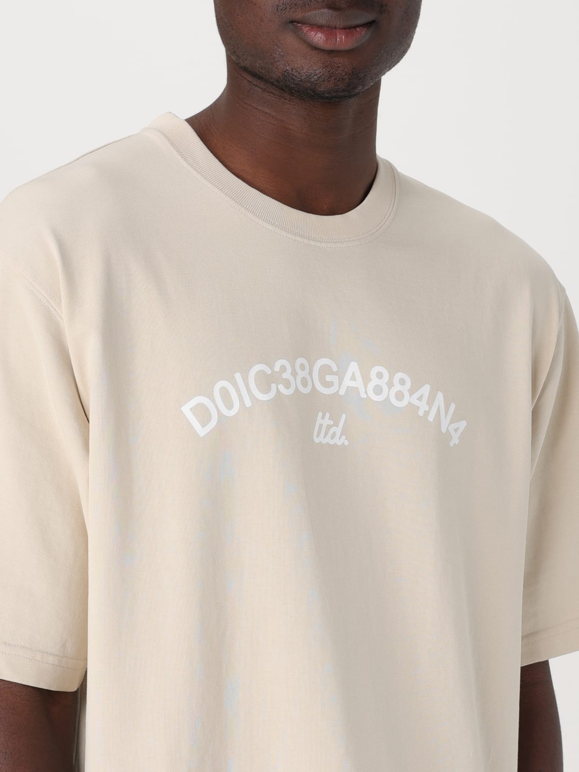 DOLCE & GABBANA CAMISETA: Camiseta hombre Dolce & Gabbana, Beige - Img 5