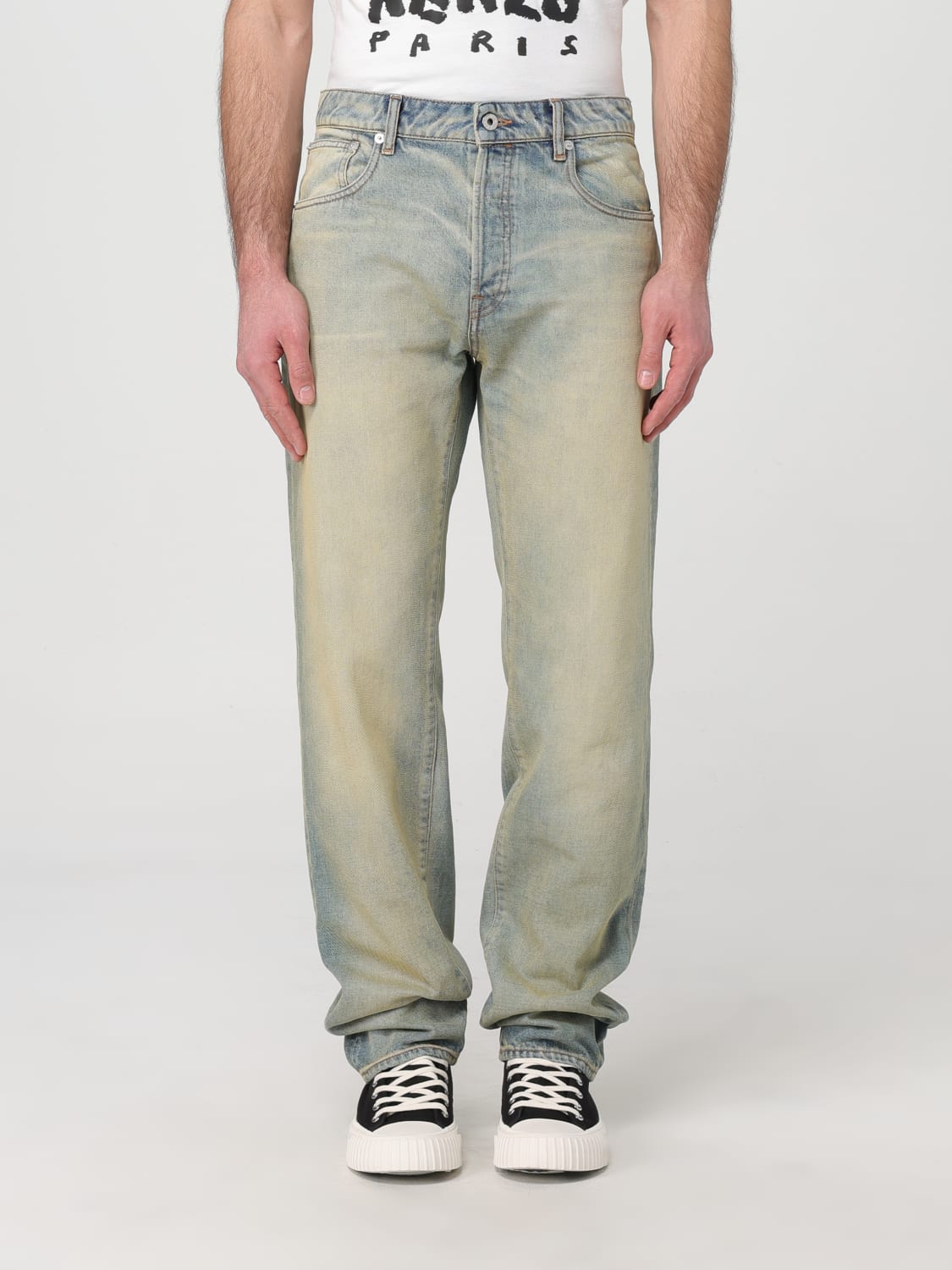 Outlet de Kenzo Jeans hombre Denim Jeans Kenzo FE55DP1016B8 en linea en GIGLIO.COM