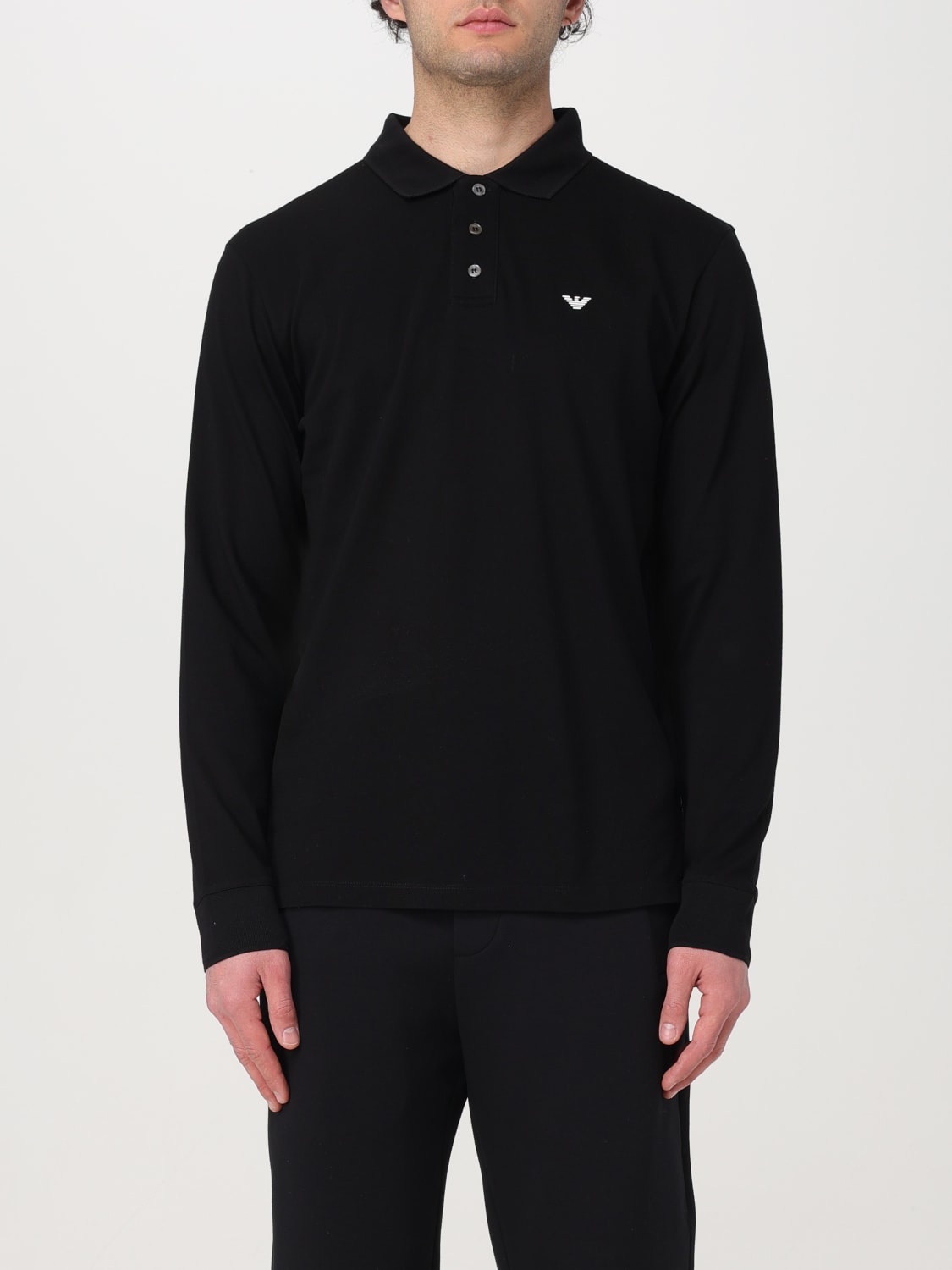 Armani pique polo shirt clearance