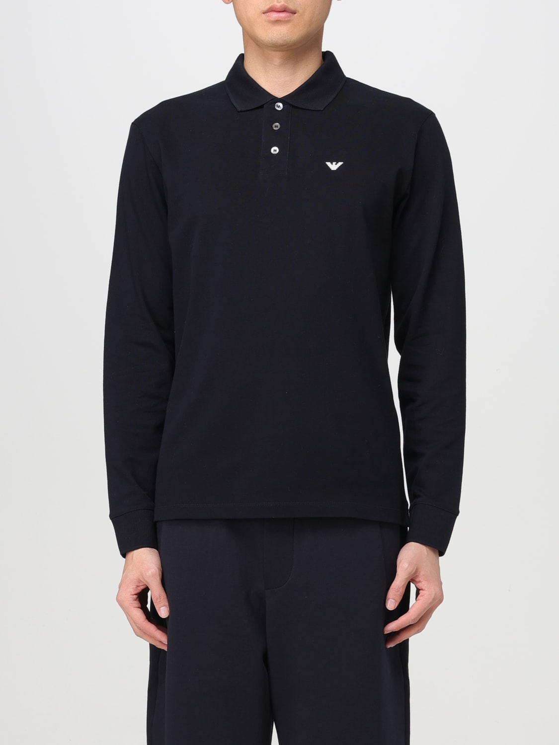 Armani pique polo shirt cheap