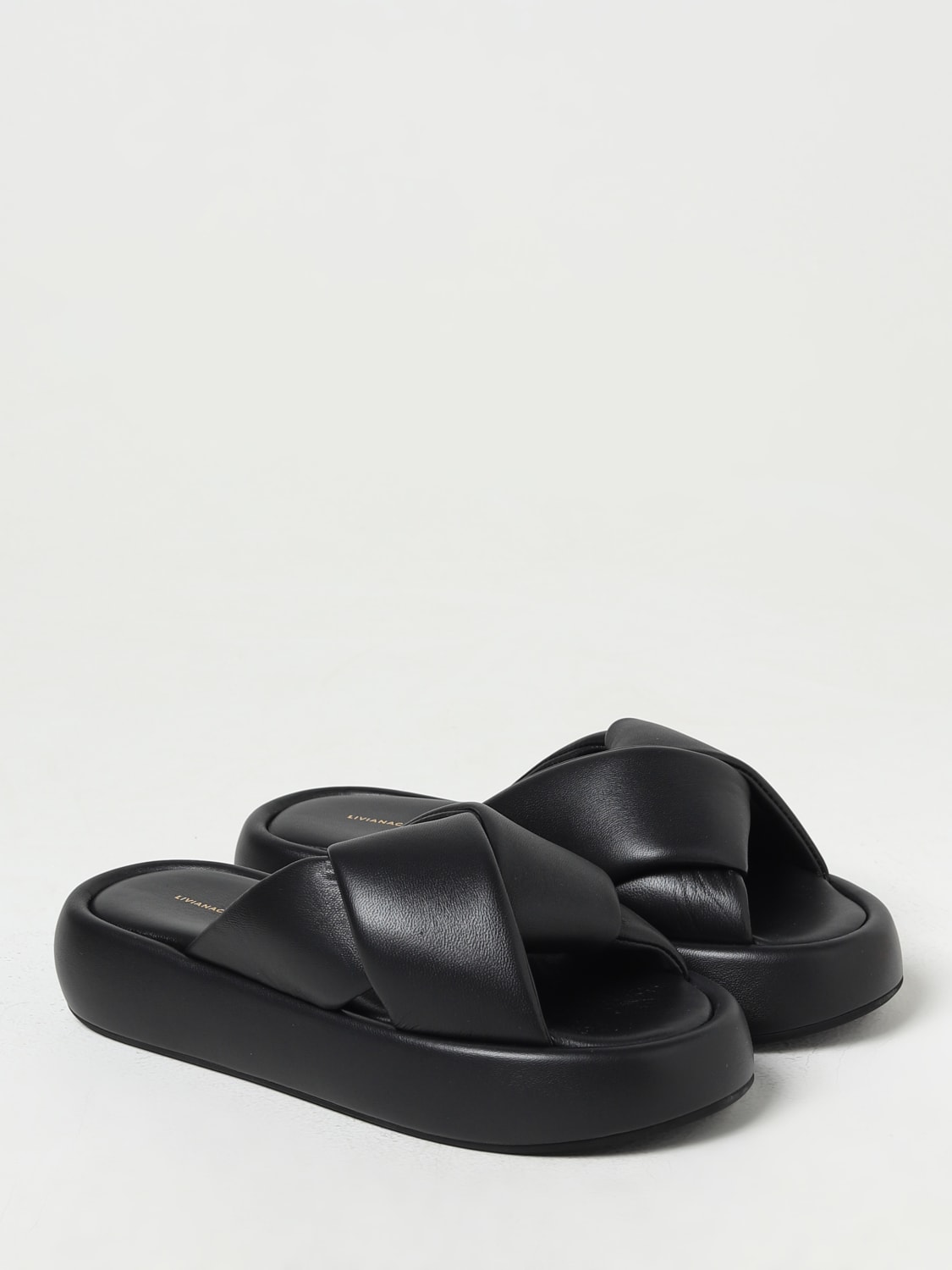 LIVIANA CONTI FLAT SANDALS: Shoes woman Liviana Conti, Black - Img 2