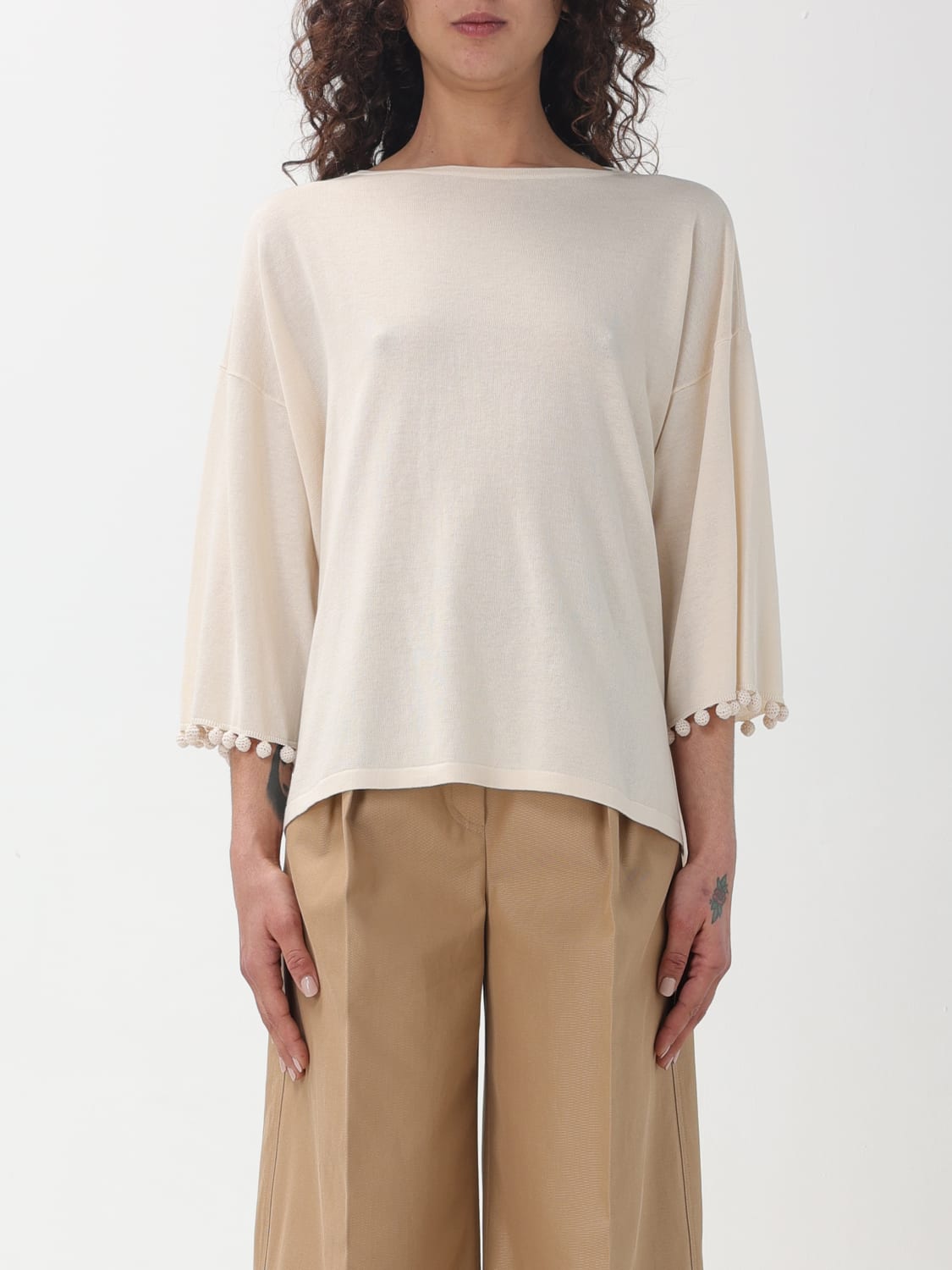 MAX MARA SWEATER: Sweater woman Max Mara, White - Img 1