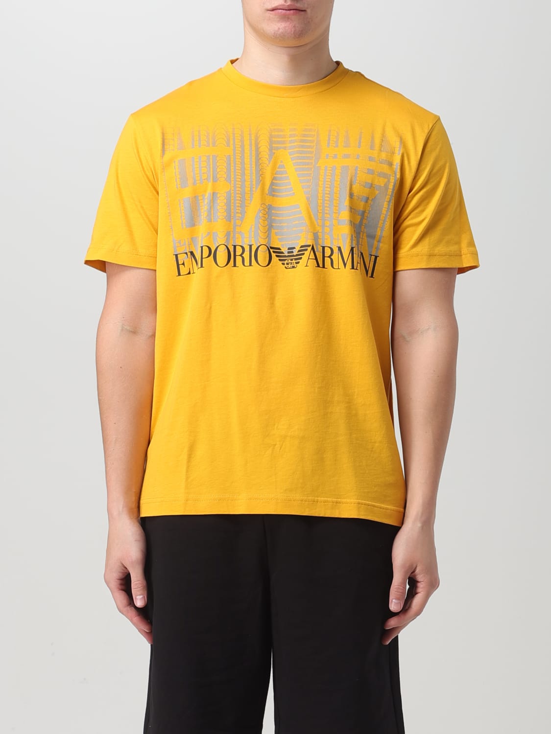 EA7 T-SHIRT: T-shirt men Ea7, Yellow - Img 1