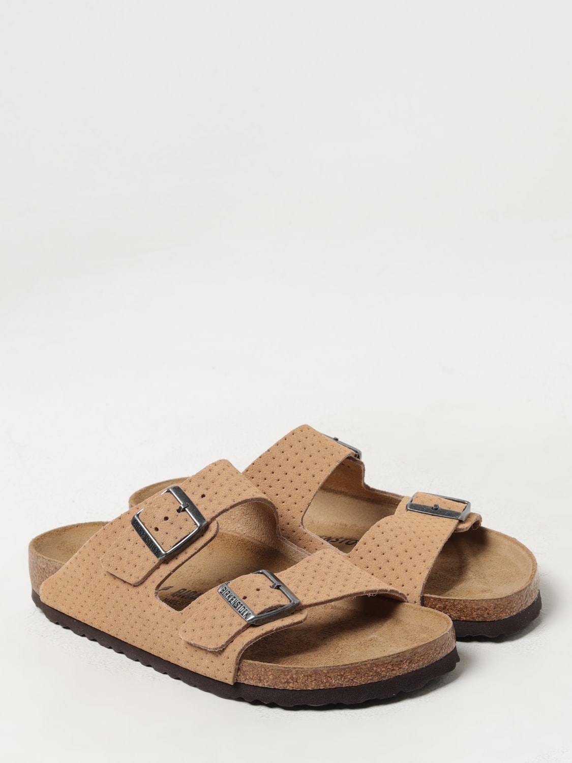 BIRKENSTOCK САНДАЛИИ: Сандалии Мужское Birkenstock, Бежевый - Img 2