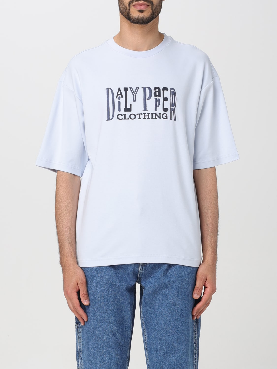DAILY PAPER T-SHIRT: T-shirt men Daily Paper, Blue - Img 1