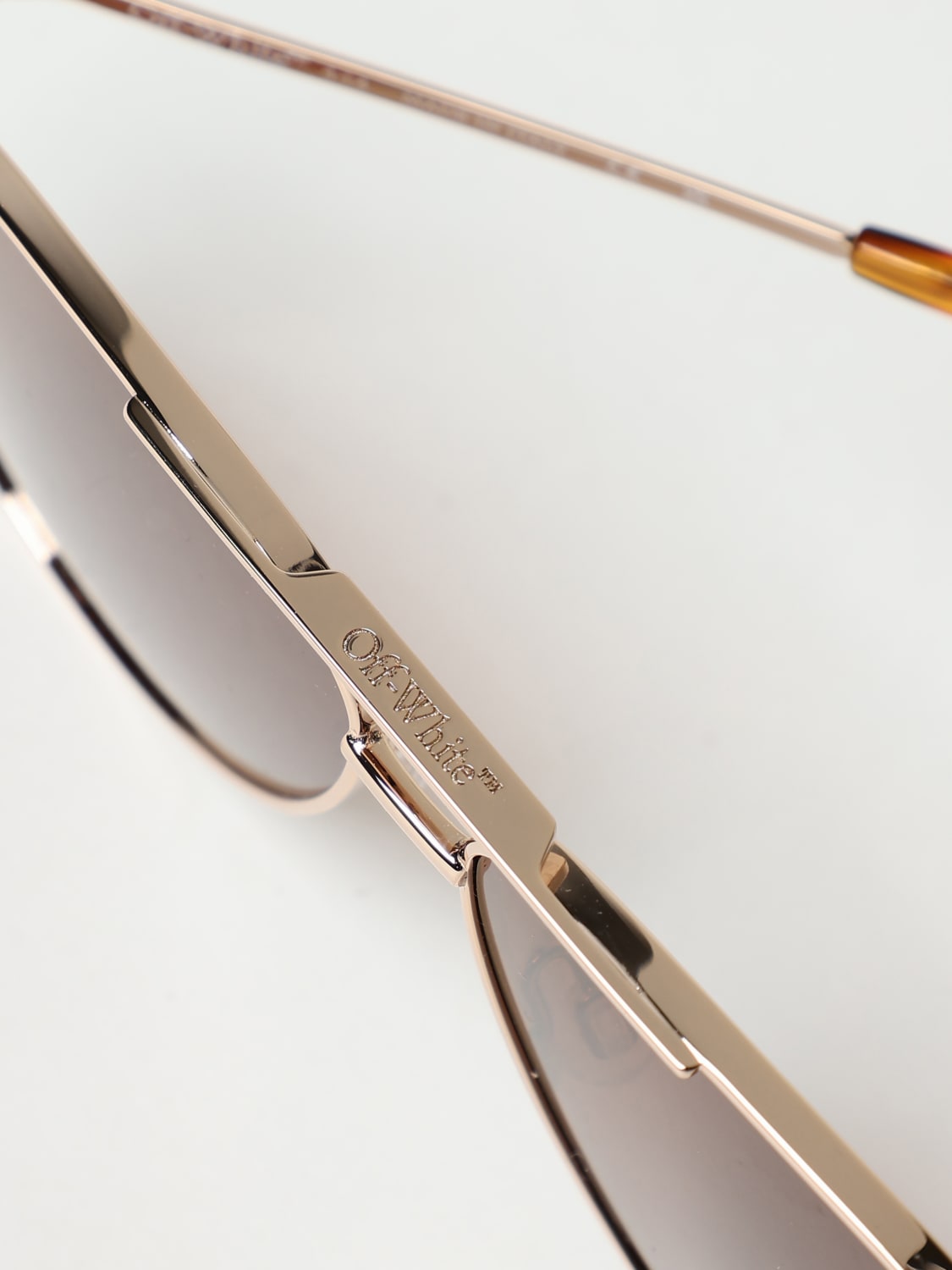 OFF-WHITE SUNGLASSES: Sunglasses men Off-white, Gold - Img 5