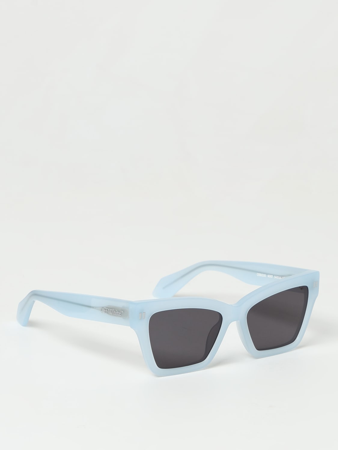 OFF-WHITE SUNGLASSES: Sunglasses woman Off-white, Blue - Img 1