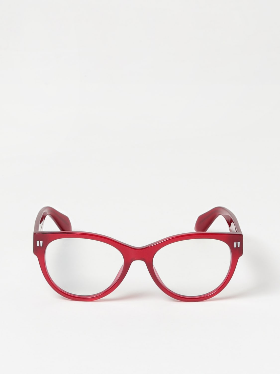 OFF-WHITE OPTICAL FRAMES: Optical frames woman Off-white, Burgundy - Img 2