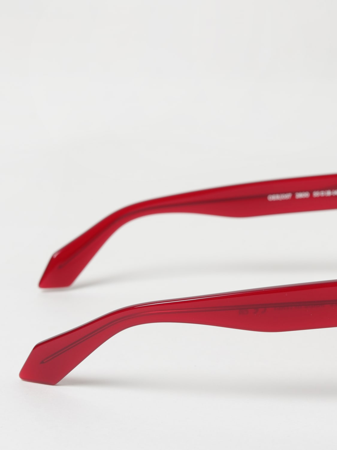 OFF-WHITE OPTICAL FRAMES: Optical frames woman Off-white, Burgundy - Img 3