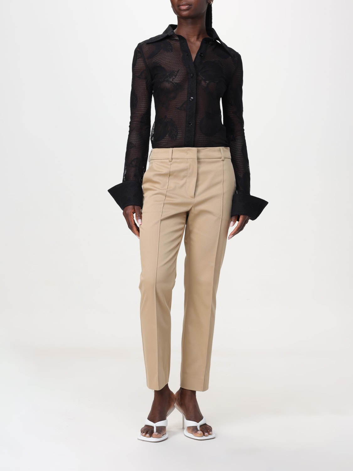 Sportmax Outlet: Pants woman - Beige | Sportmax pants