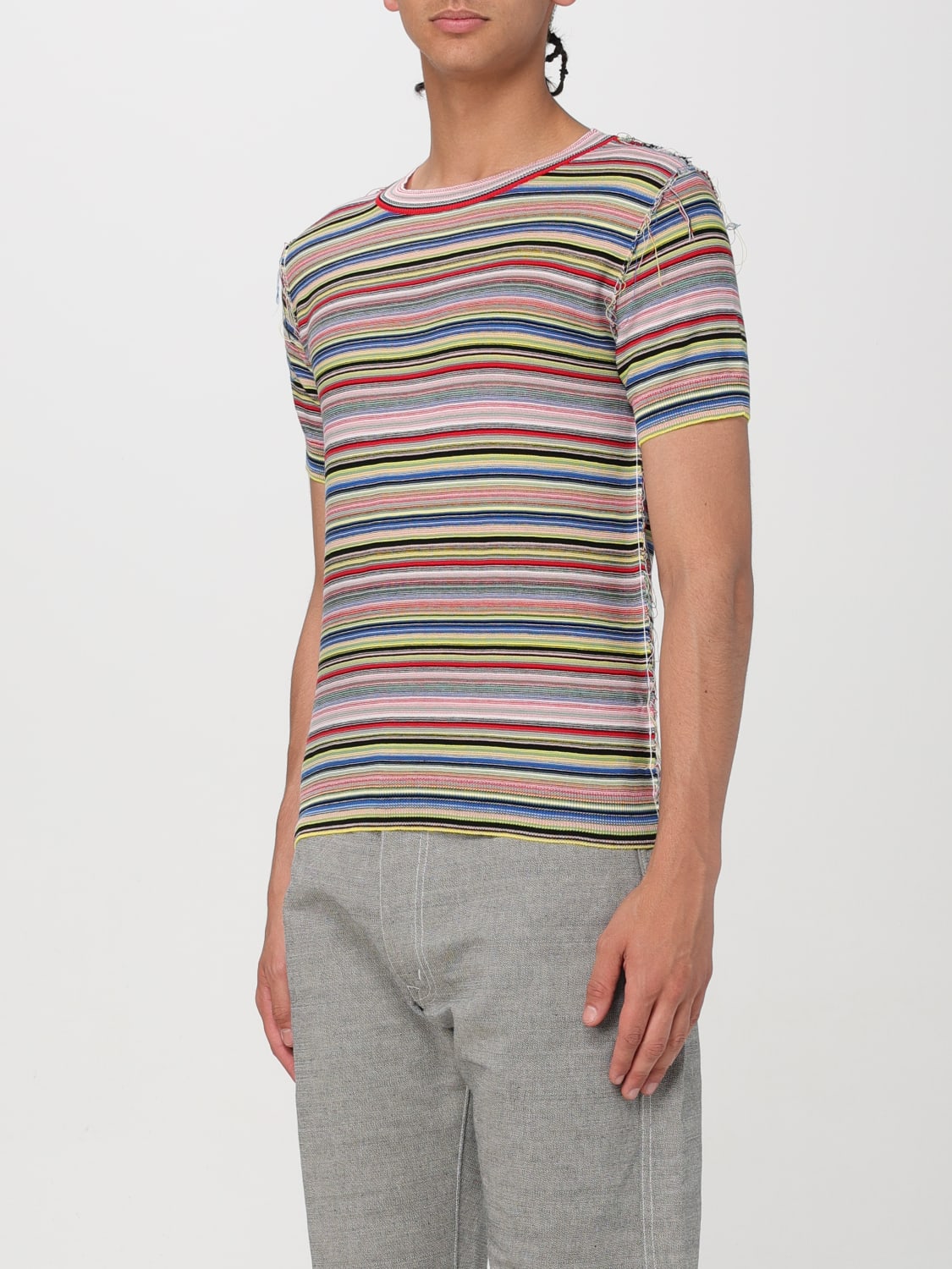 MAISON MARGIELA T-SHIRT: Maison Margiela men's t-shirt, Striped - Img 4