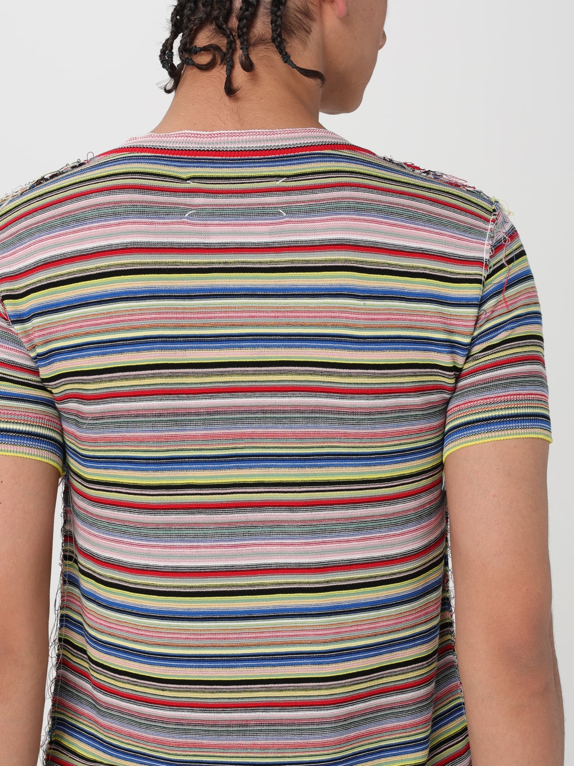 MAISON MARGIELA T-SHIRT: Maison Margiela men's t-shirt, Striped - Img 5