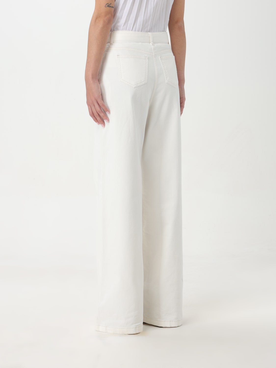 TWINSET PANTS: Pants woman Twinset, White - Img 2