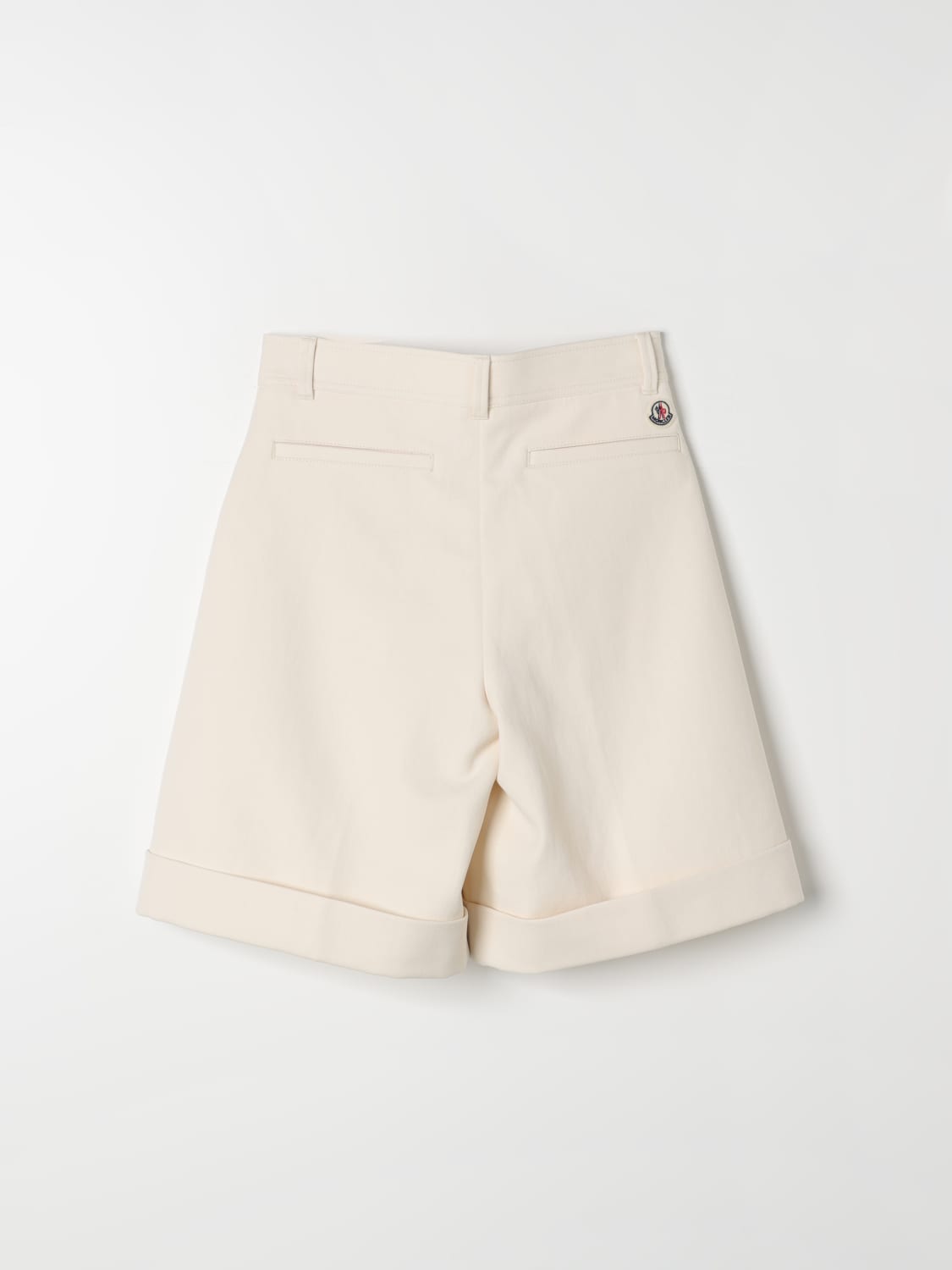 MONCLER PANTALONES CORTOS: Pantalón corto niños Moncler, Blanco - Img 2