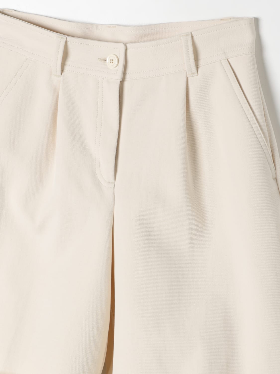 MONCLER PANTALONES CORTOS: Pantalón corto niños Moncler, Blanco - Img 3