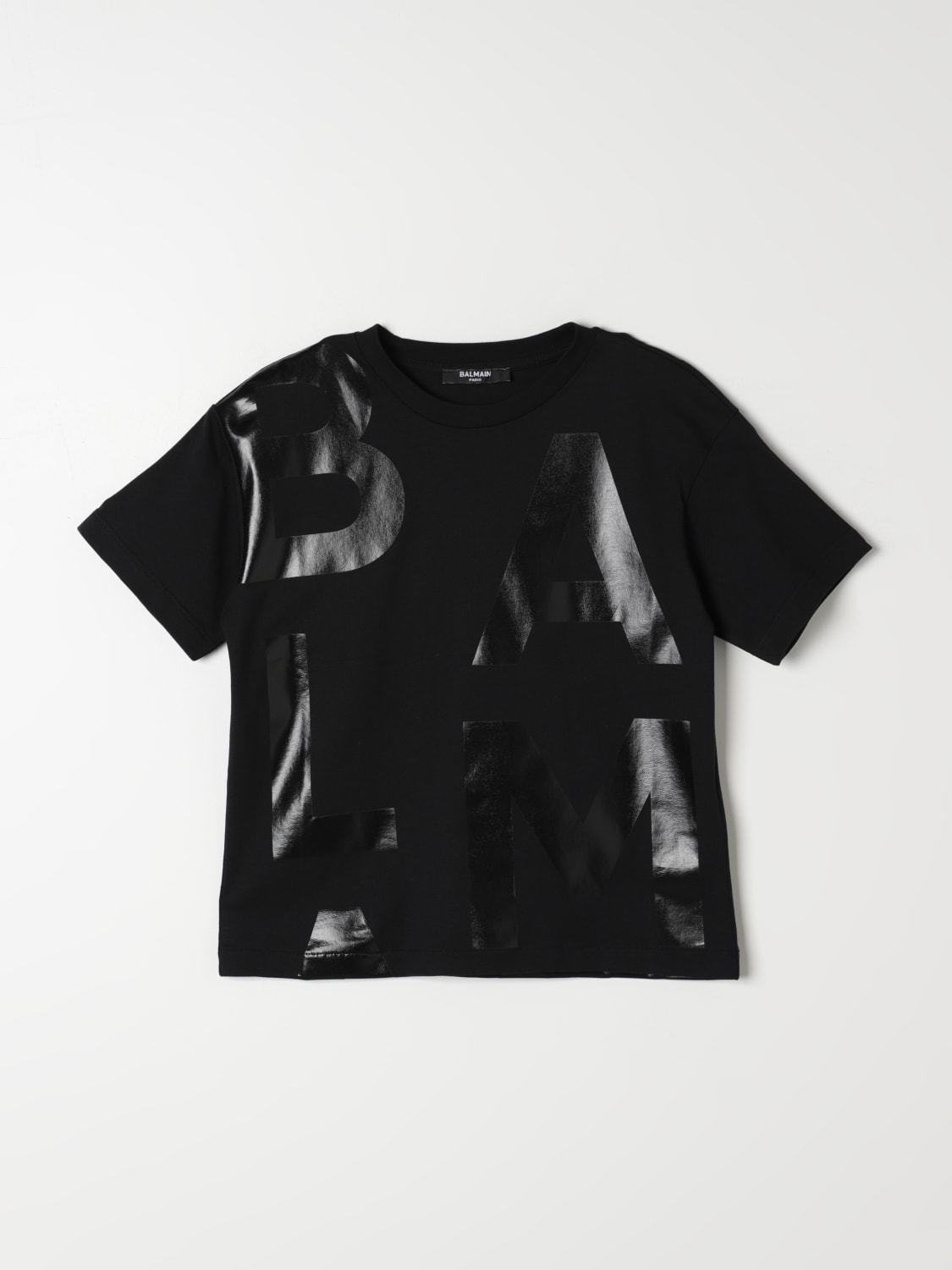 BALMAIN Tシャツ: Tシャツ ボーイ Balmain Kids, ブラック - Img 1