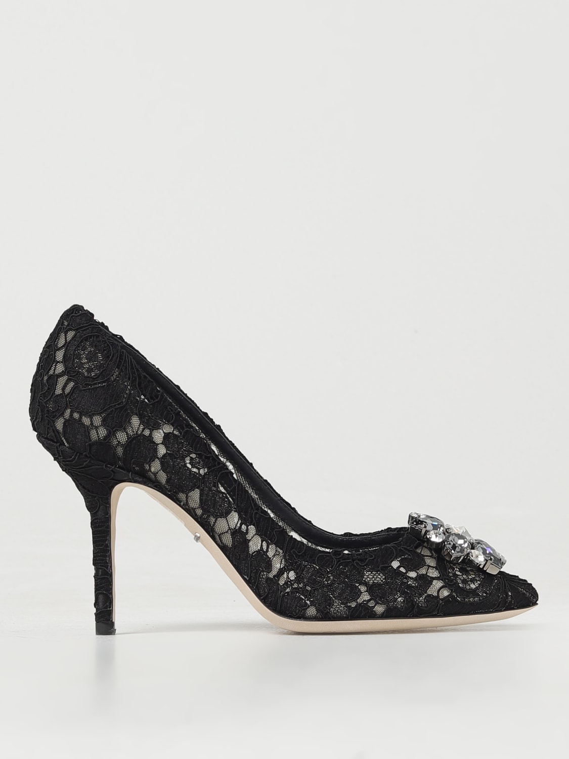 DOLCE GABBANA Sandales a talons femme Noir Escarpins Dolce Gabbana CD0101AL198 en ligne sur GIGLIO.COM