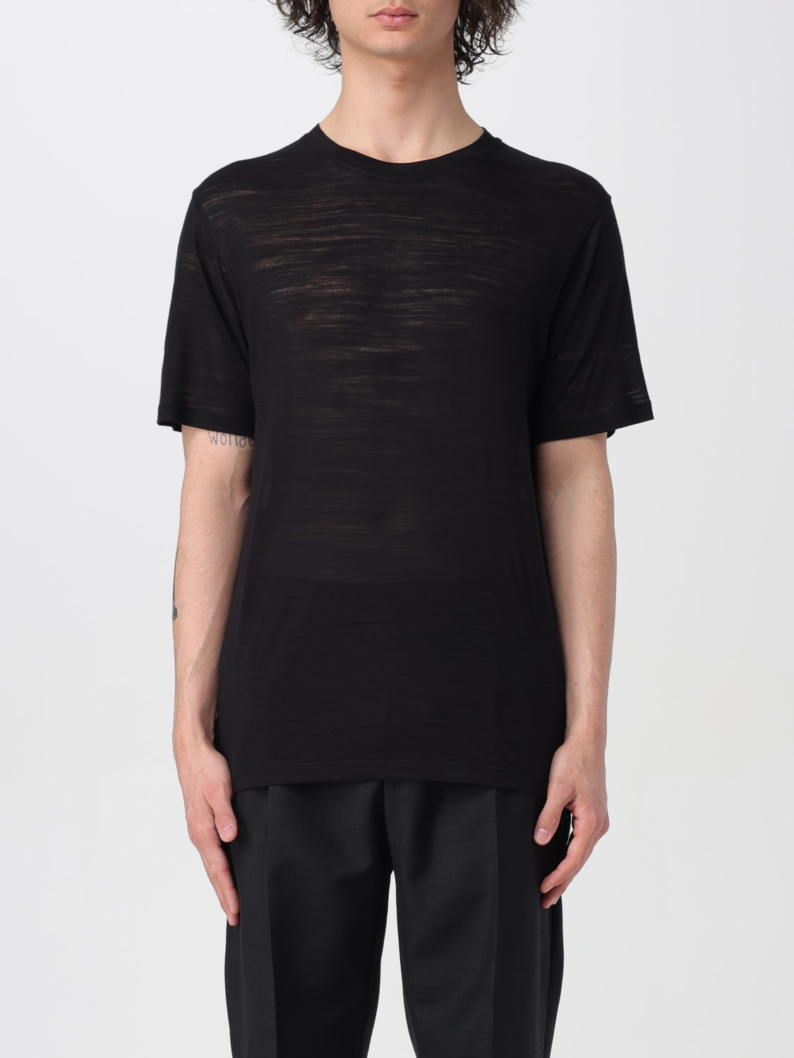 LARDINI T-SHIRT: T-shirt men Lardini, Black - Img 1