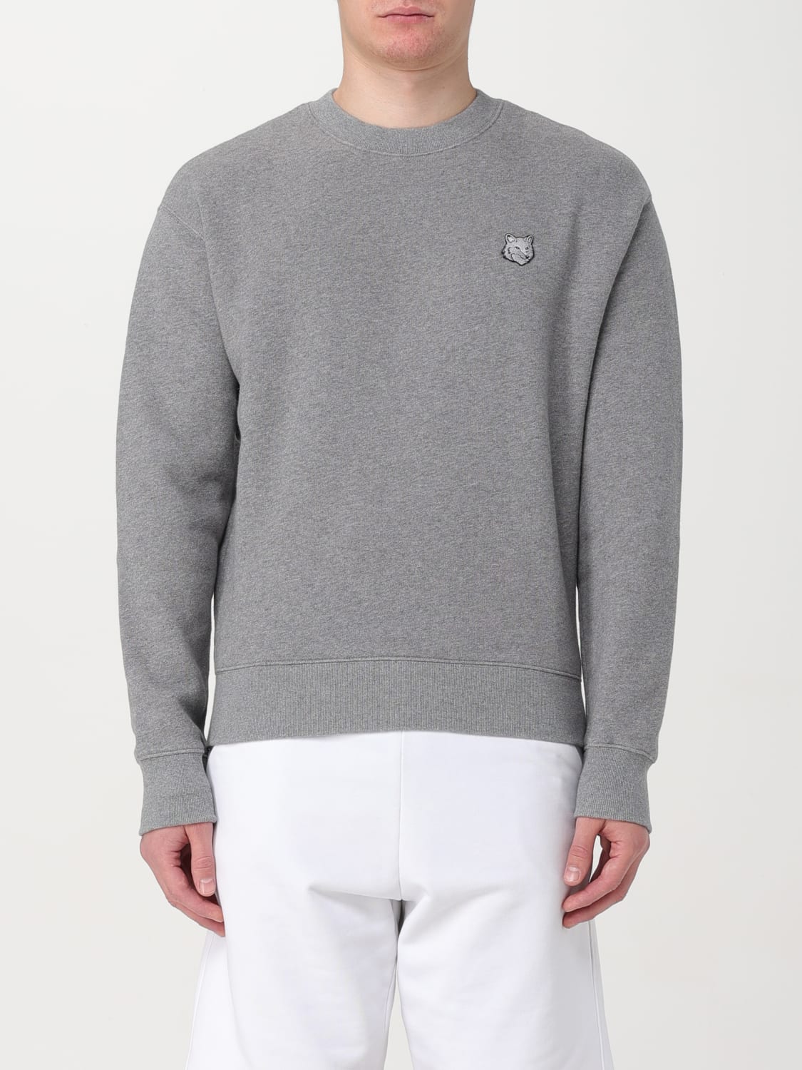 Maison Kitsune Grey purchases Pullover Sweater