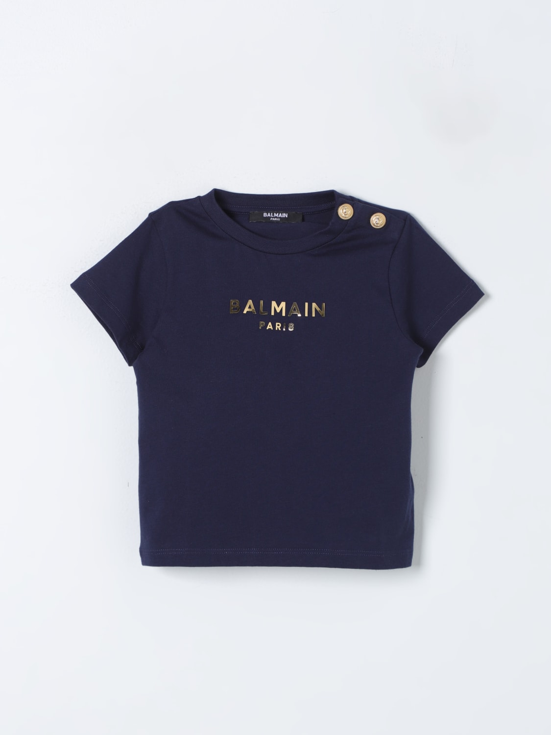 BALMAIN T-SHIRT: T-shirt kids Balmain Kids, Blue - Img 1