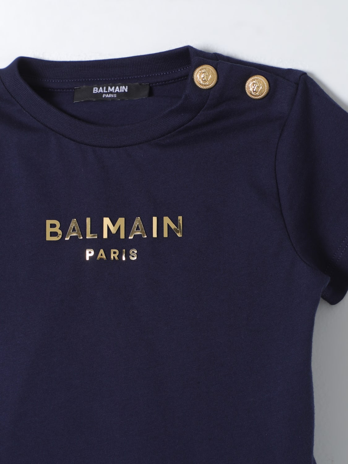 BALMAIN T-SHIRT: T-shirt kids Balmain Kids, Blue - Img 3