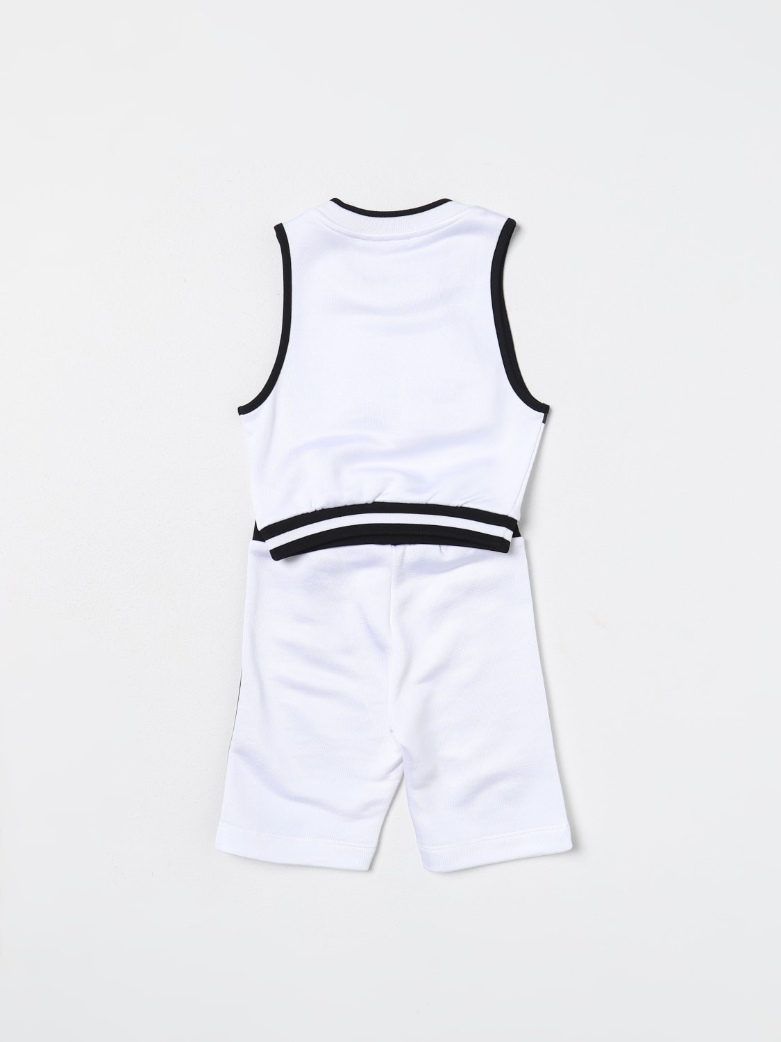 BALMAIN CLOTHING SET: Balmain Kids cotton set, White - Img 2