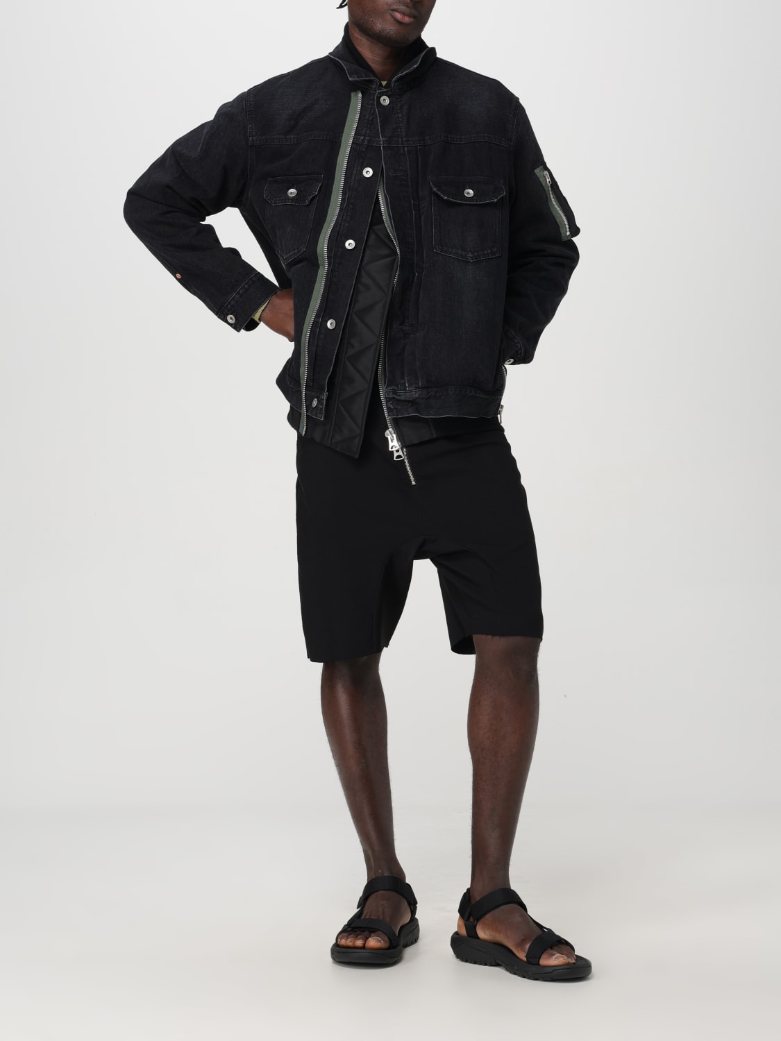 SACAI JACKET: Blazer men Sacai, Black - Img 2