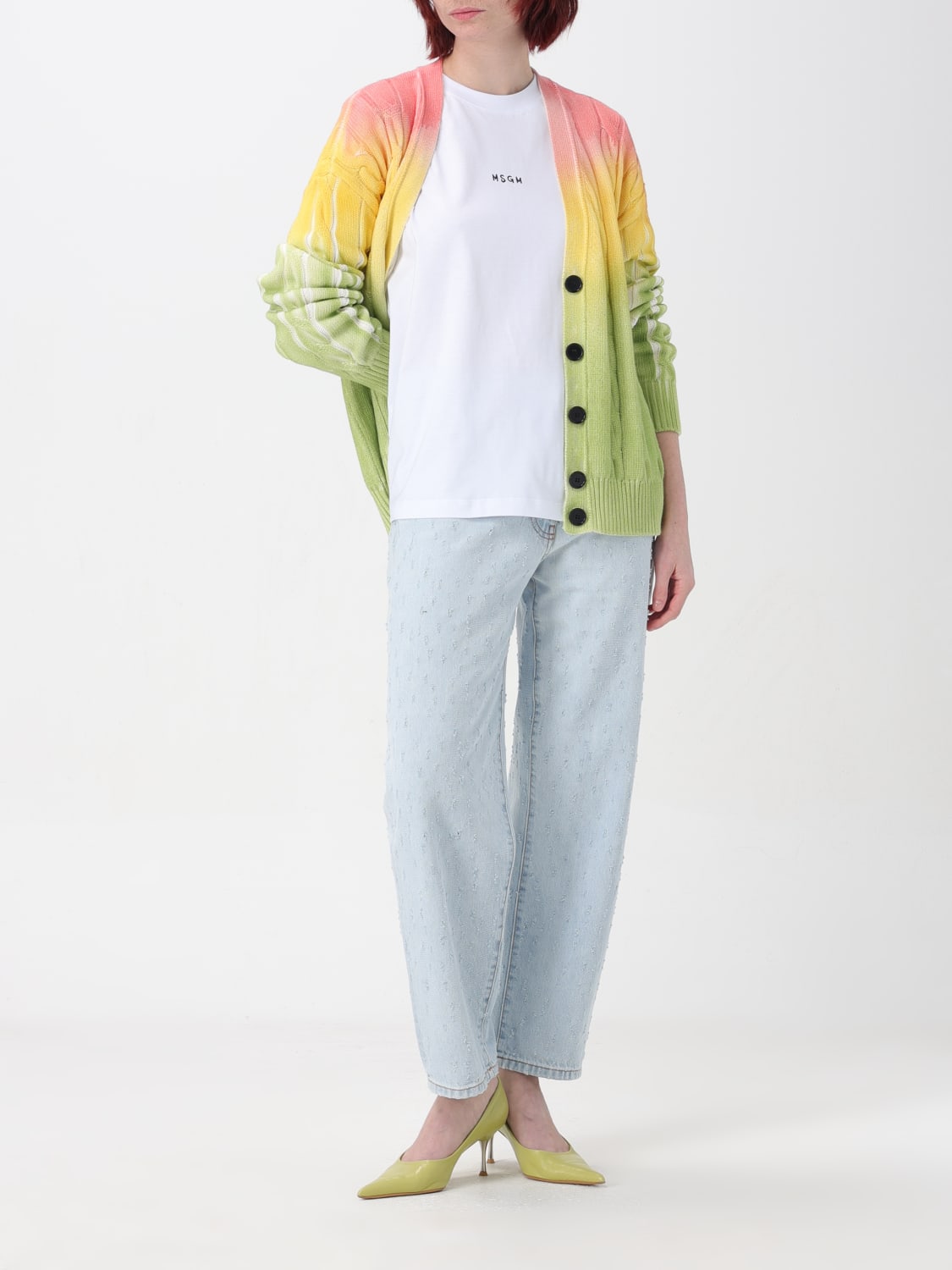 MSGM CARDIGAN: Cardigan femme MSGM, Multicolore - Img 2