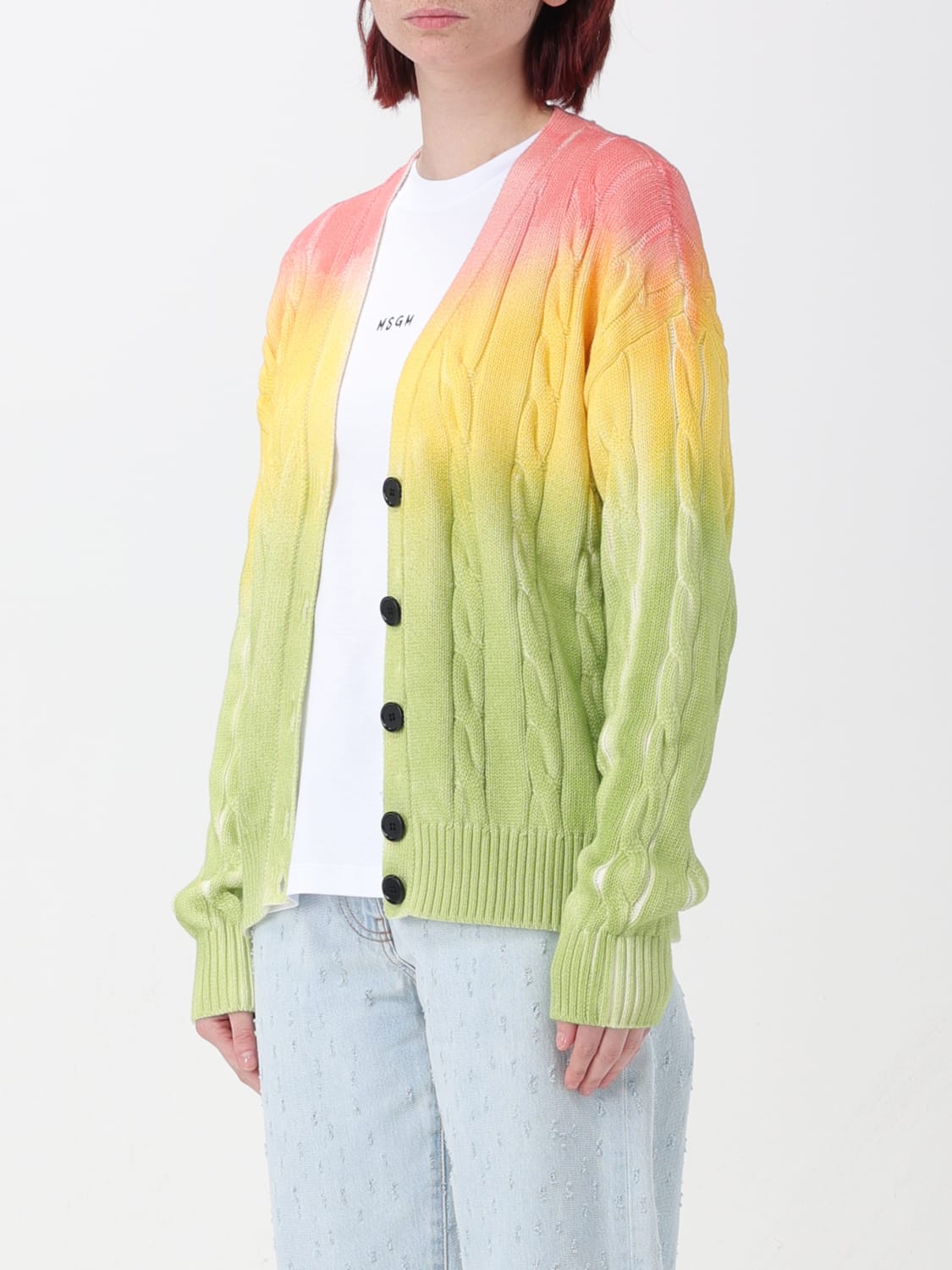 MSGM CARDIGAN: Cardigan femme MSGM, Multicolore - Img 4