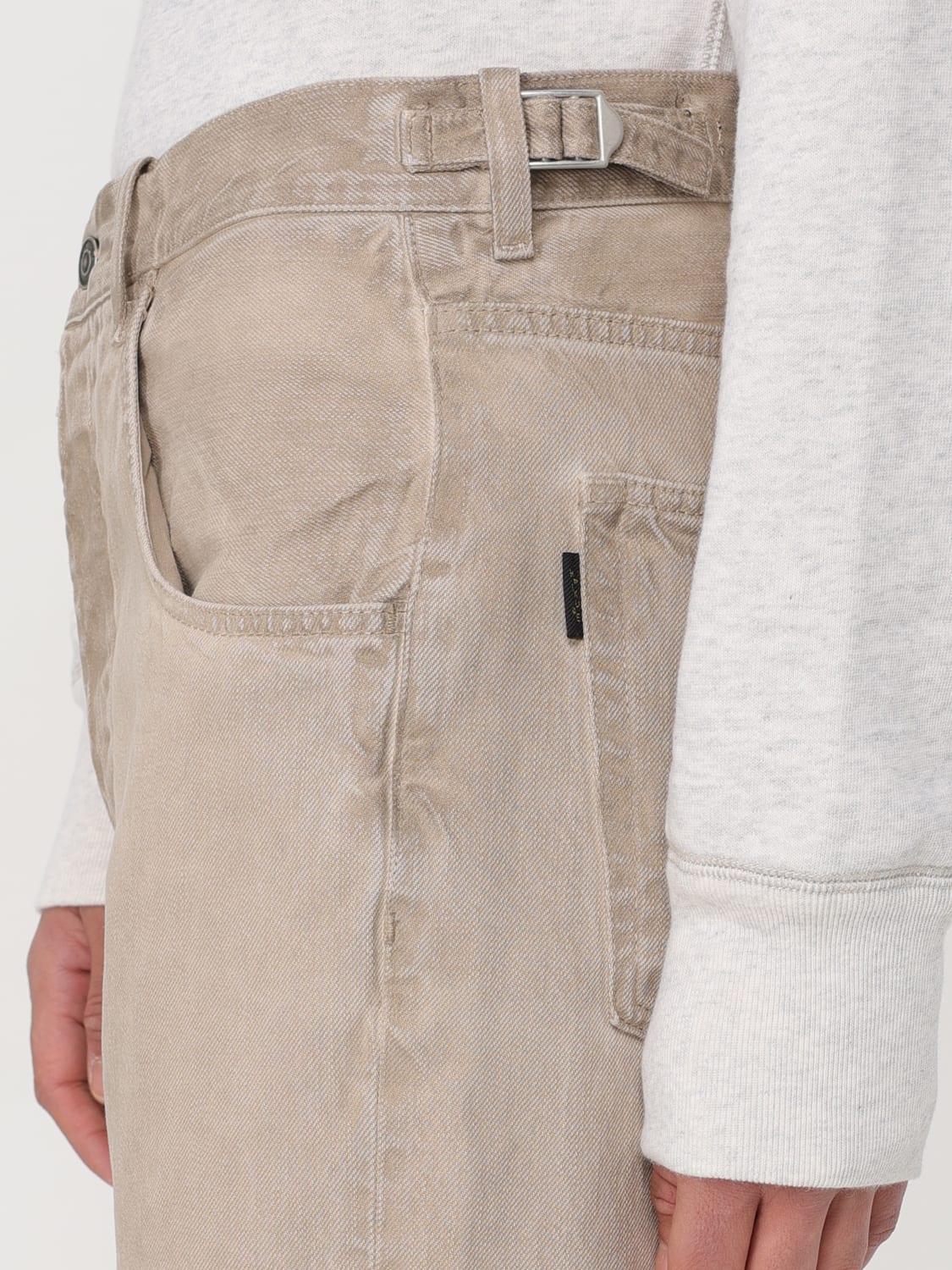 HAIKURE JEANS: Jeans men Haikure, Beige - Img 3