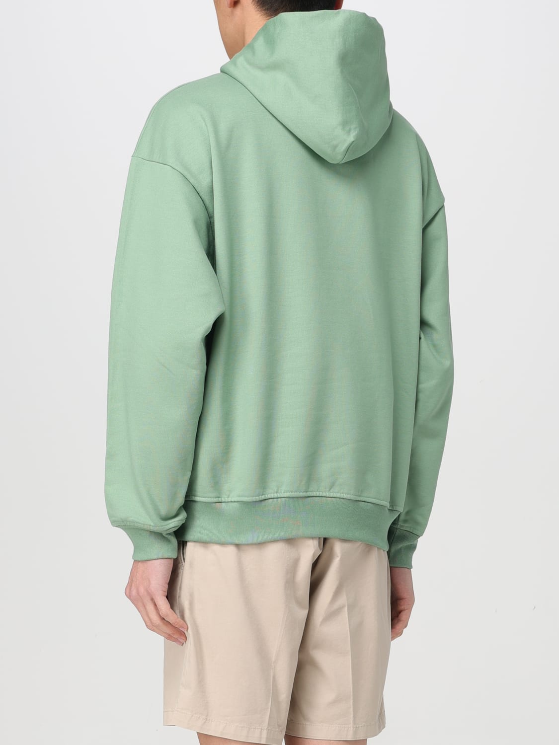 RASSVET SWEATSHIRT: Rassvet men's hoodie, Kaki - Img 2