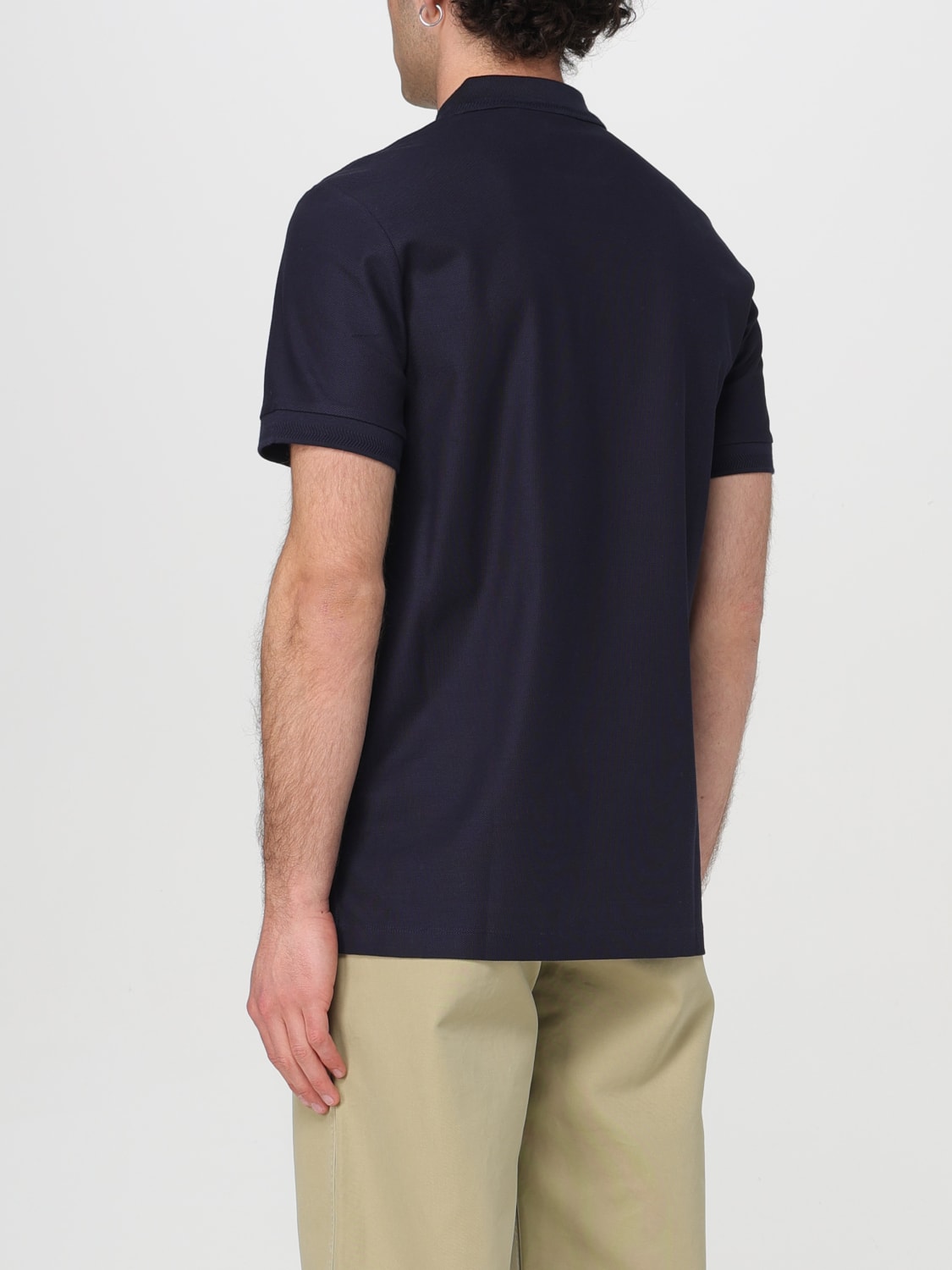 BURBERRY: Polo shirt men - Blue | Burberry polo shirt 8084021 online at ...